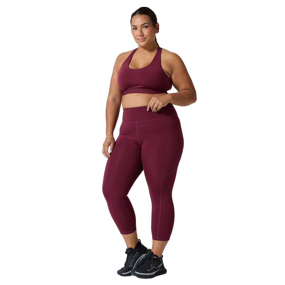 Ell/Voo Womens Essentials 3/4 Pocket Tights