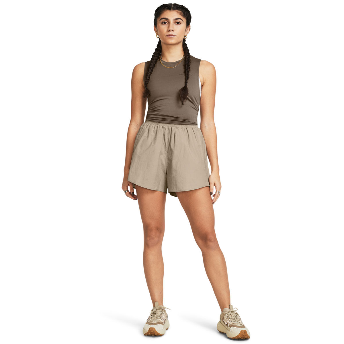 Under Armour Womens Flex Woven 5 Inch Crinkle Shorts