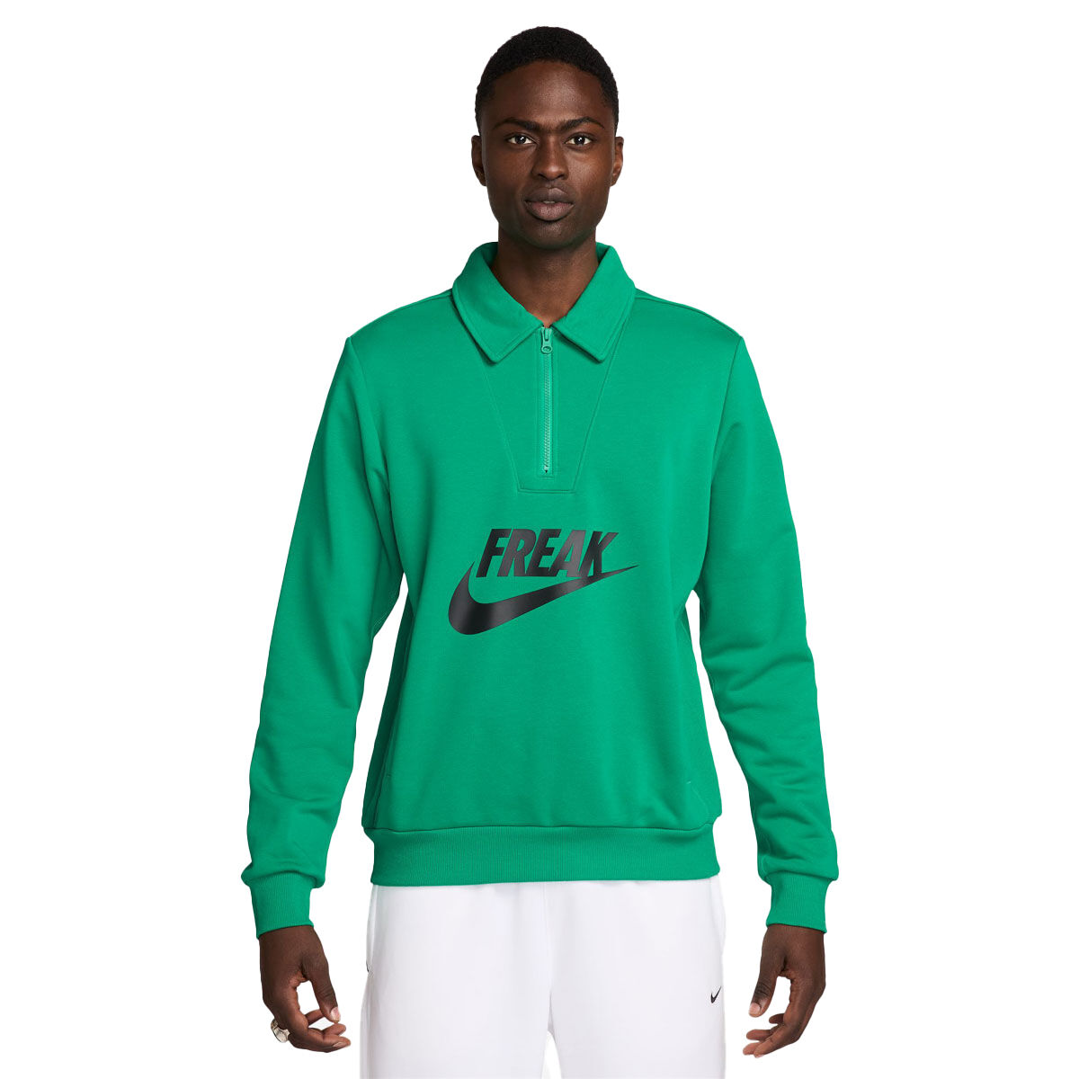 Nike Mens Giannis Standard Issue Quarter Zip Basketball Top