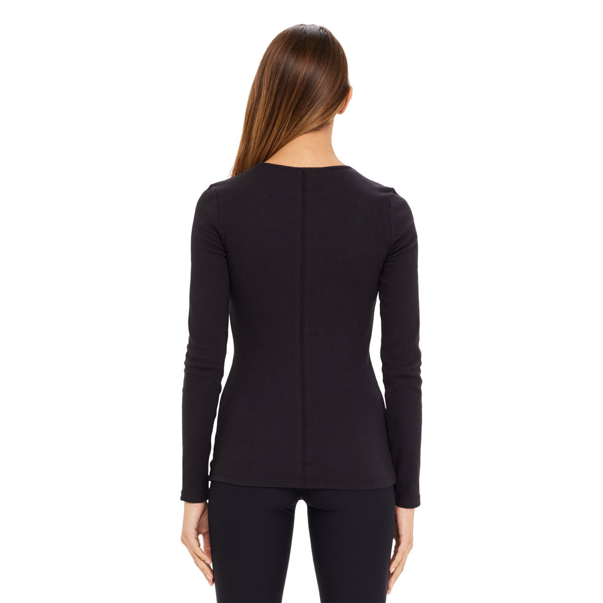 The Upside Womens Rib Chrissy Long Sleeve Top