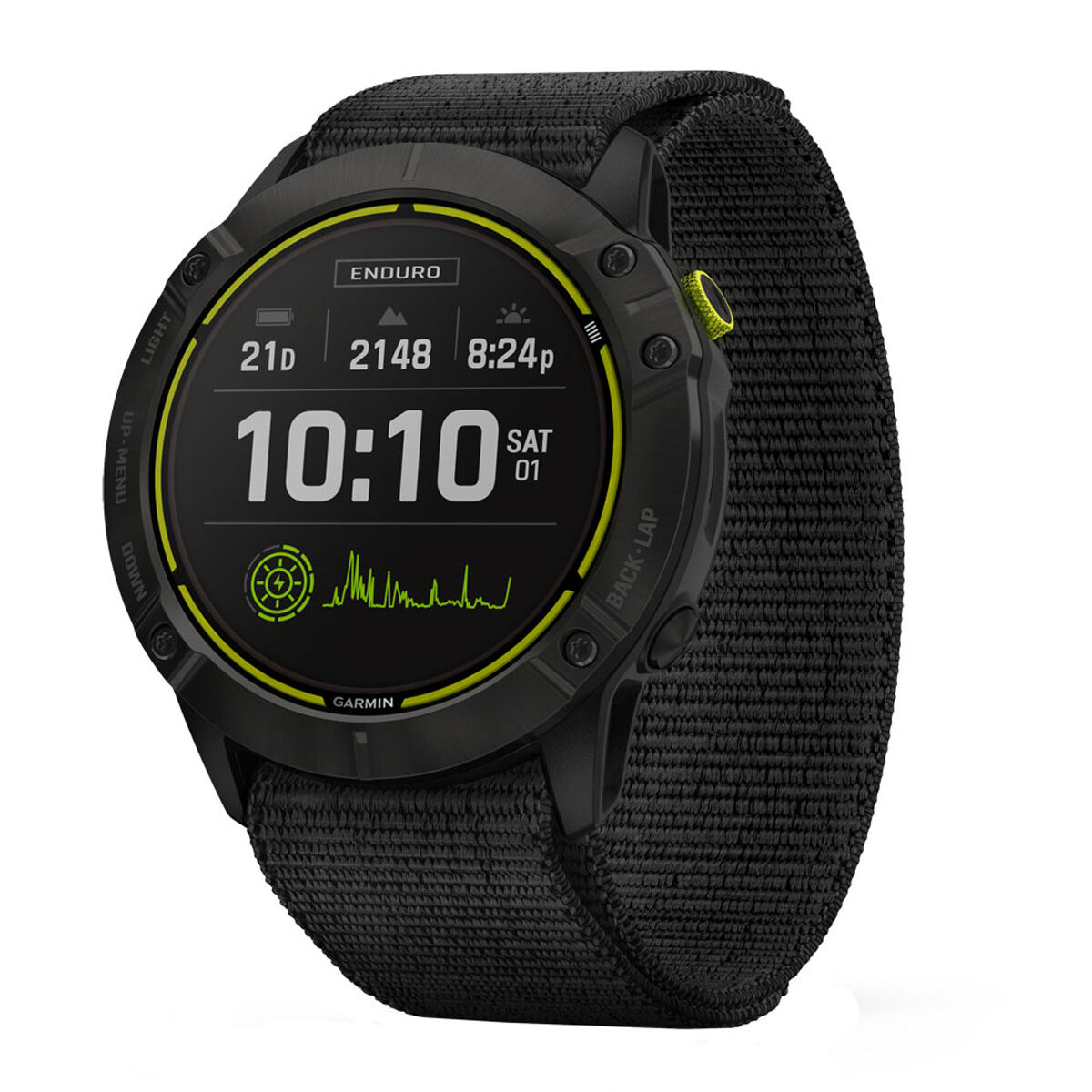 Garmin Enduro DLC Titanium Watch - Black