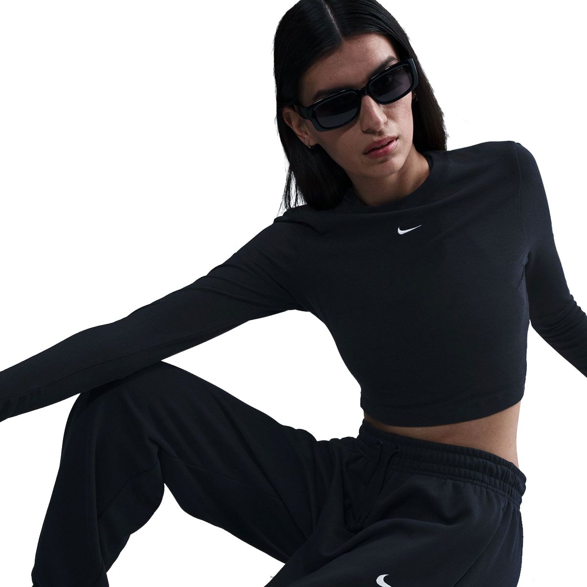 Nike Womens Sportswear Phoenix Fleece High Rise Oversized French Terry Track Pants