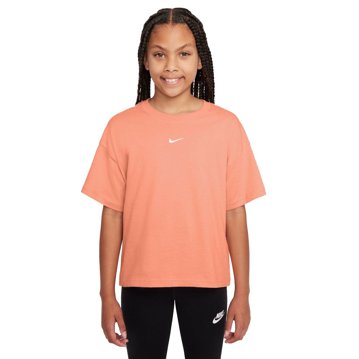 Nike Junior Essential Logo Boxy Tee
