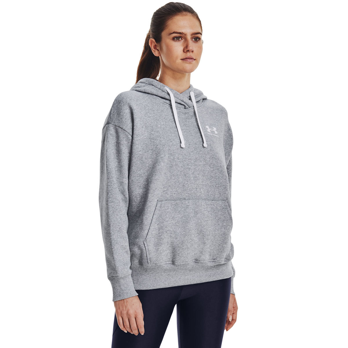 Under Armour Womens Rival Fleece Oversized Pullover Hoodie