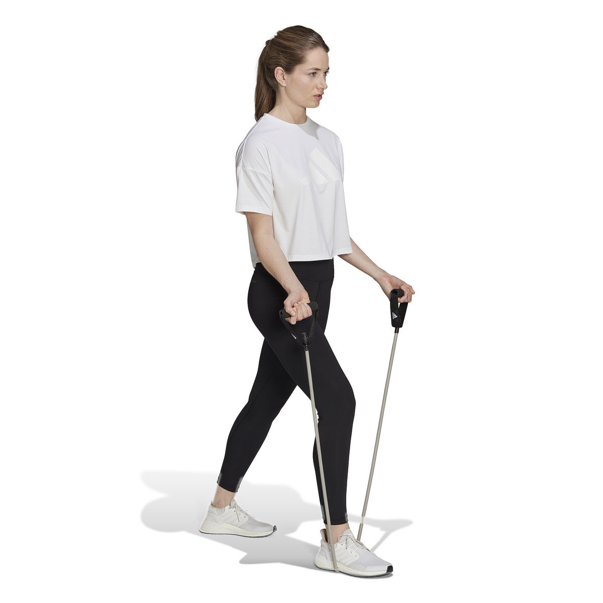 adidas Womens Train Icons 3-Bar Tee