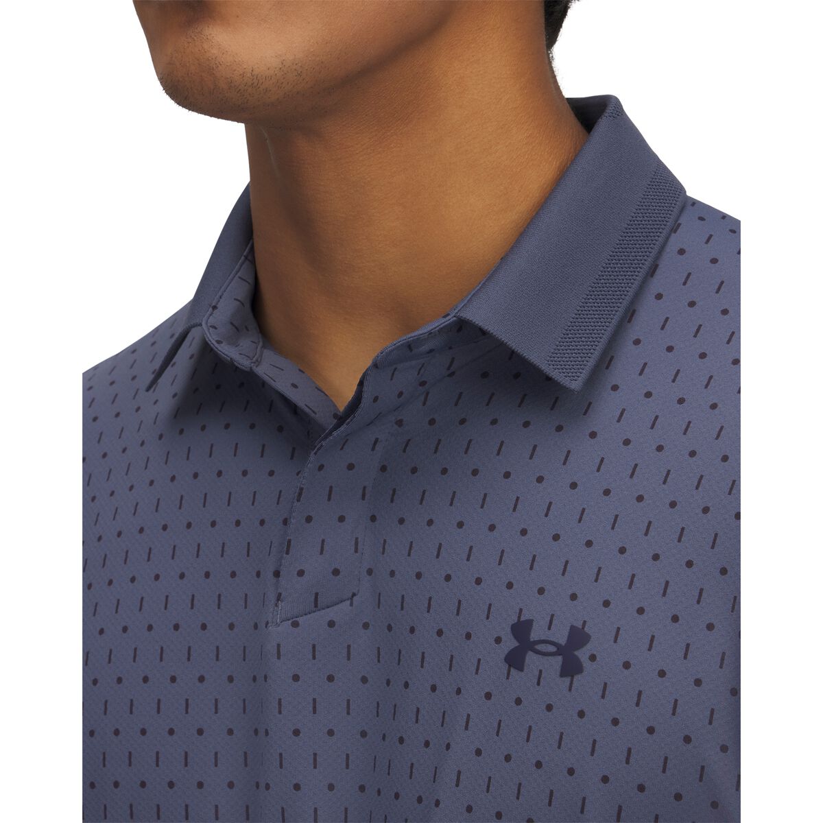 Under Armour Mens Iso-ChillDrive Chill Printed Polo Shirt