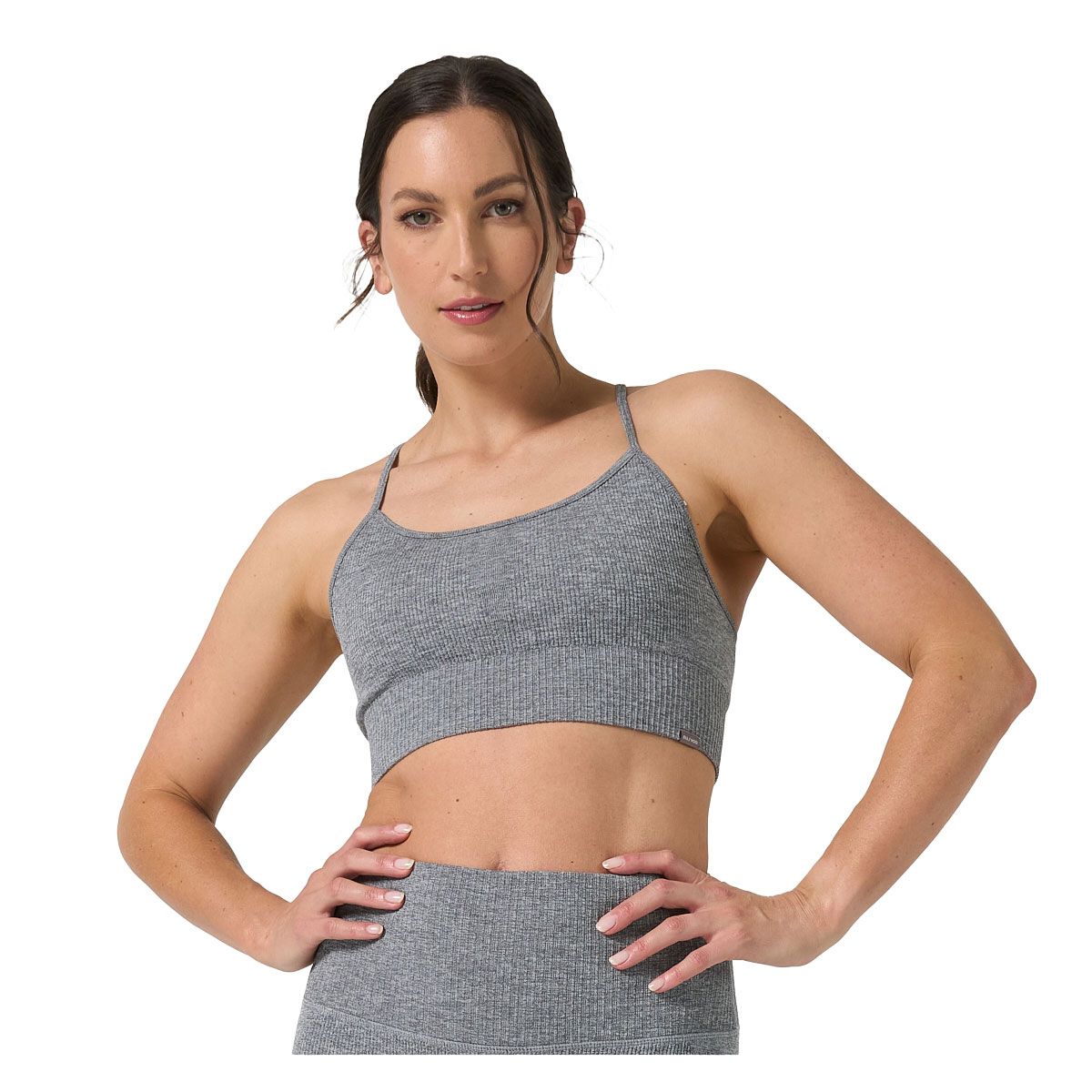 Ell/Voo Womens Reili Seam Free Crop Sports Bra