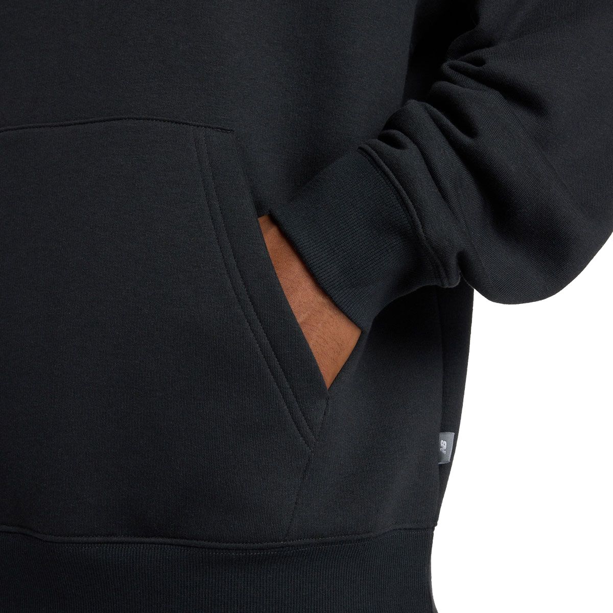 New Balance Mens Linear Graphic Fleece Hoodie