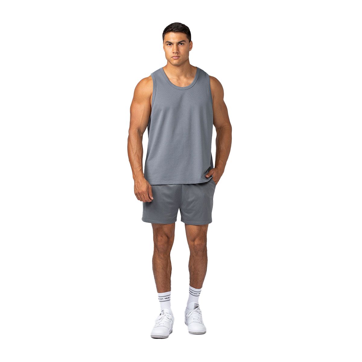Muscle Nation Mens Lee Lem Loop Back Tank