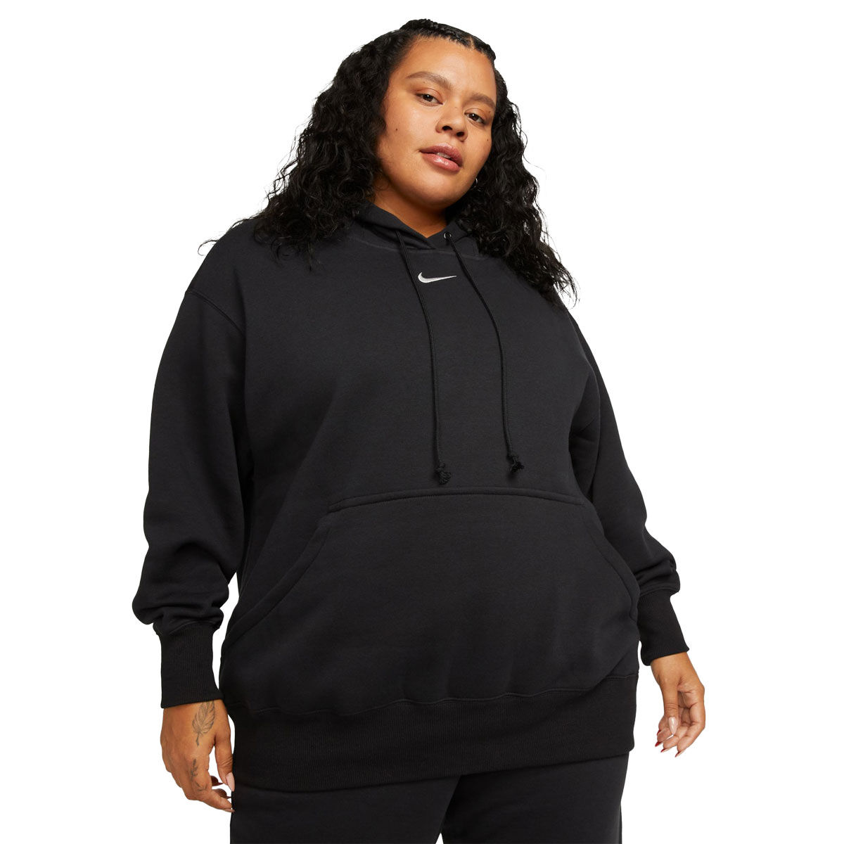 Nike Plus Womens Sportswear Phoenix Fleece Oversized Pullover Hoodie