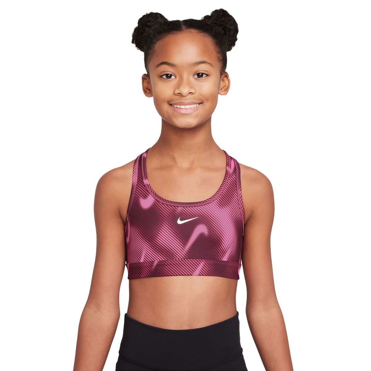 Nike Pro Junior Swoosh All Over Print Bra