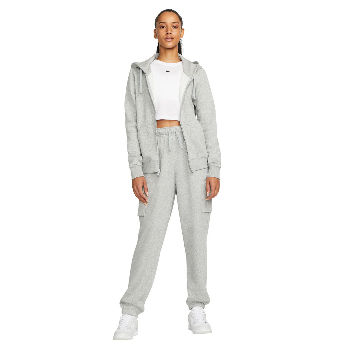 Nike Womens Sportswear Club Fleece Full Zip Hoodie