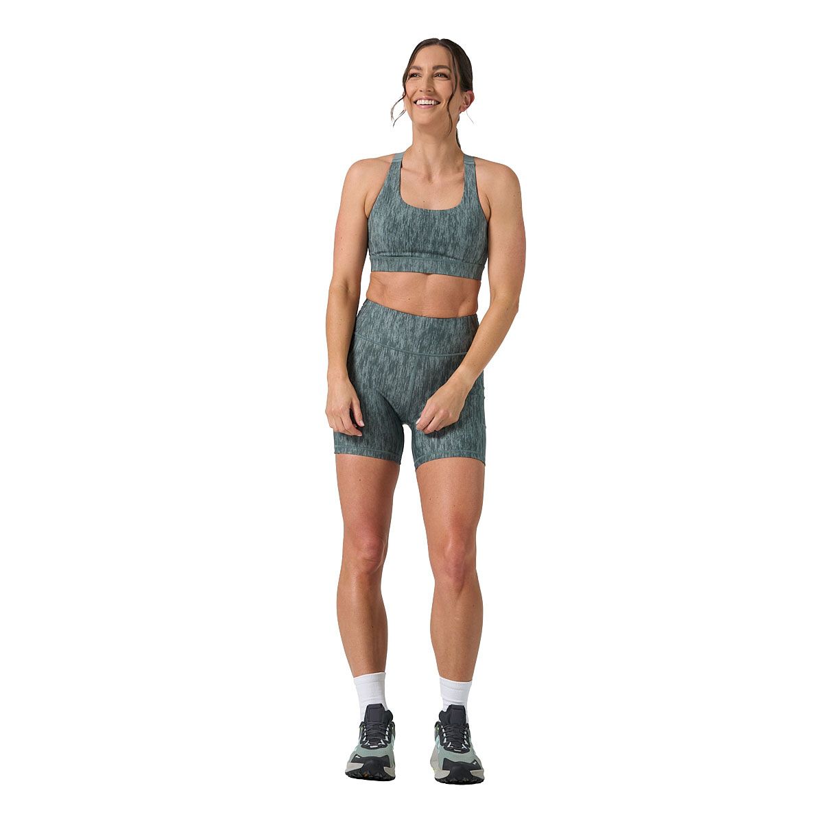 Ell/Voo Womens Kara Crop Sports Bra
