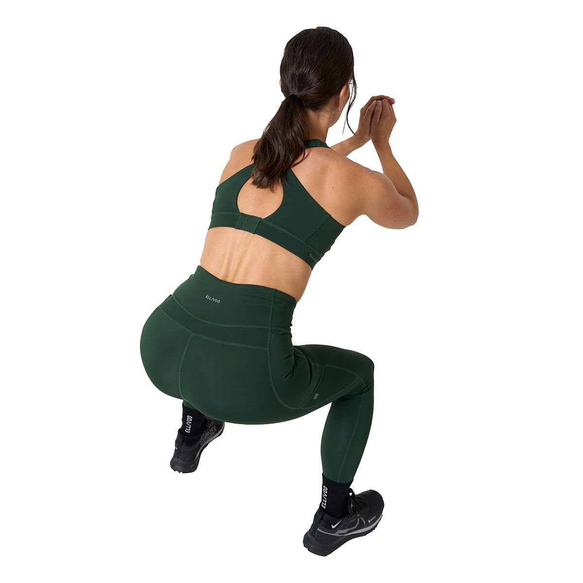 Ell/Voo Womens Kara High Rise 7/8 Pocket Tights