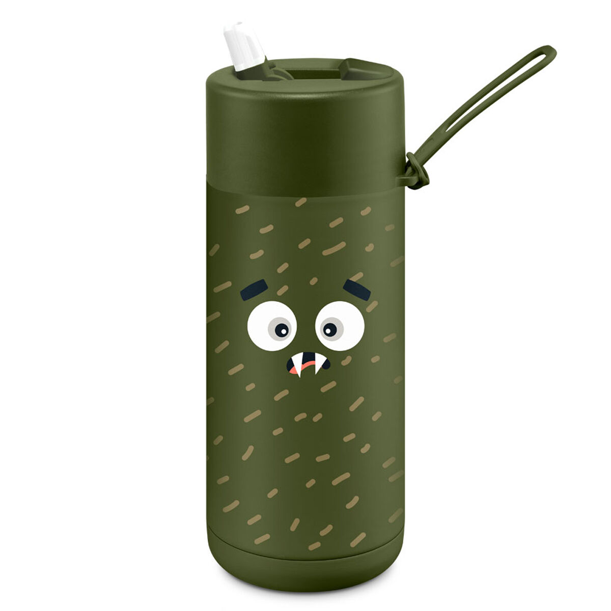 Frank Green franksters Scout Ceramic Reusable 475ml/16oz Bottle - Khaki