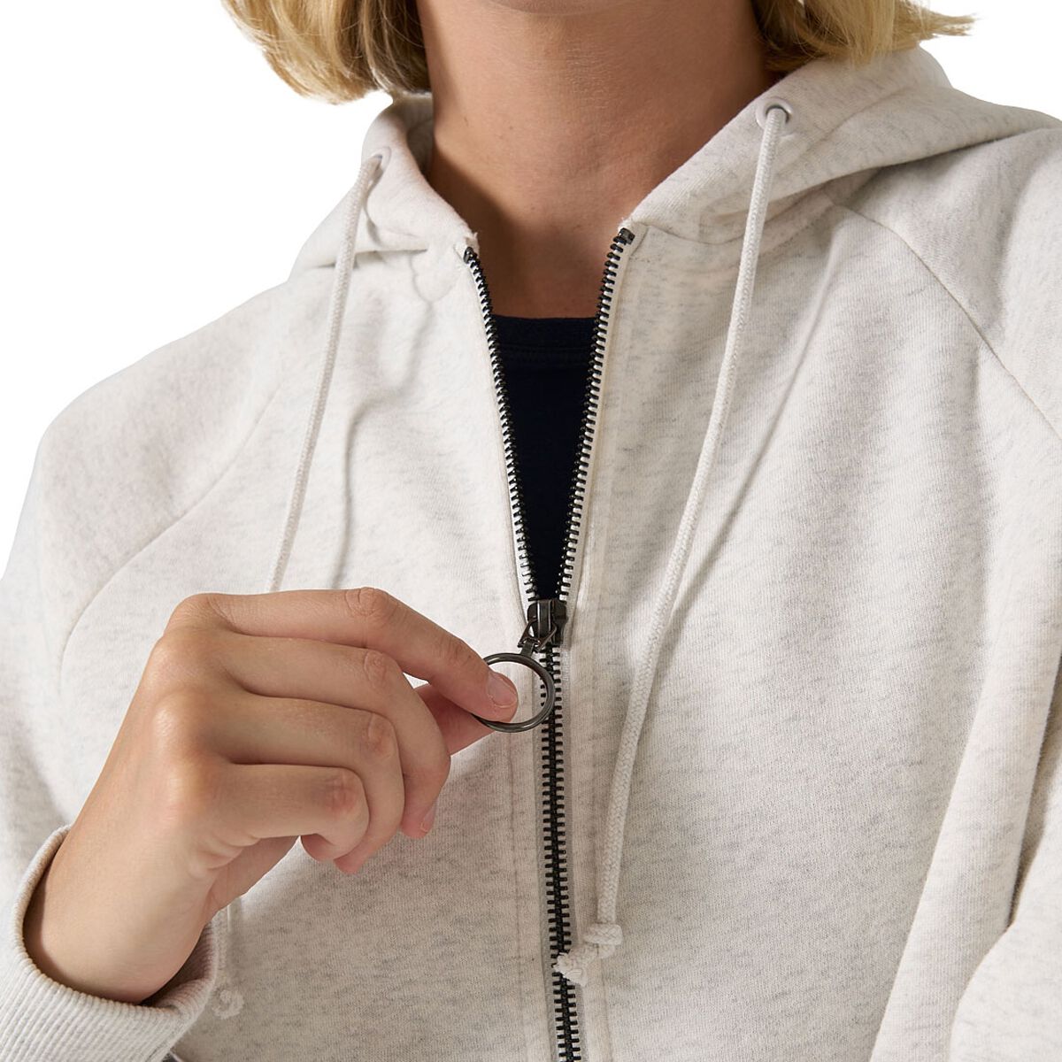 Ell/Voo Womens Mae Fleece Full Zip Hoodie