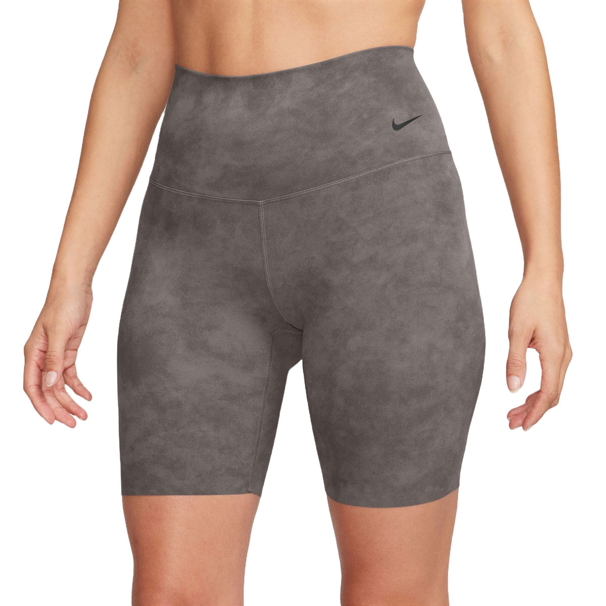 Nike Womens Zenvy Dri-FIT High Rise 8 Inch Tie-Dye Short Tights