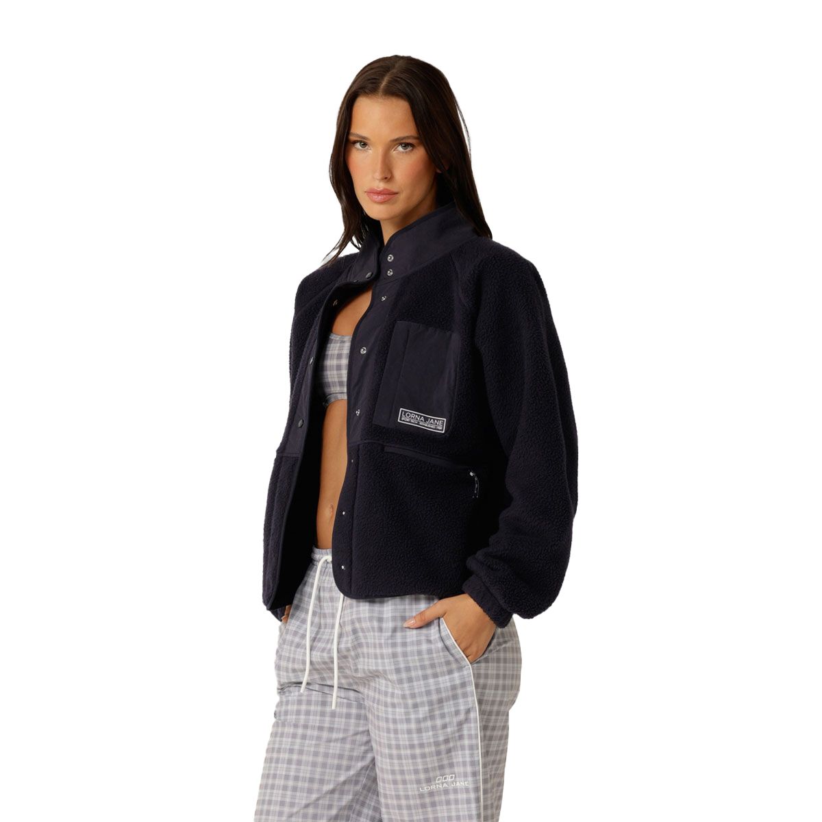 Lorna Jane Womens Adventure Sports Sherpa Fleece Jacket