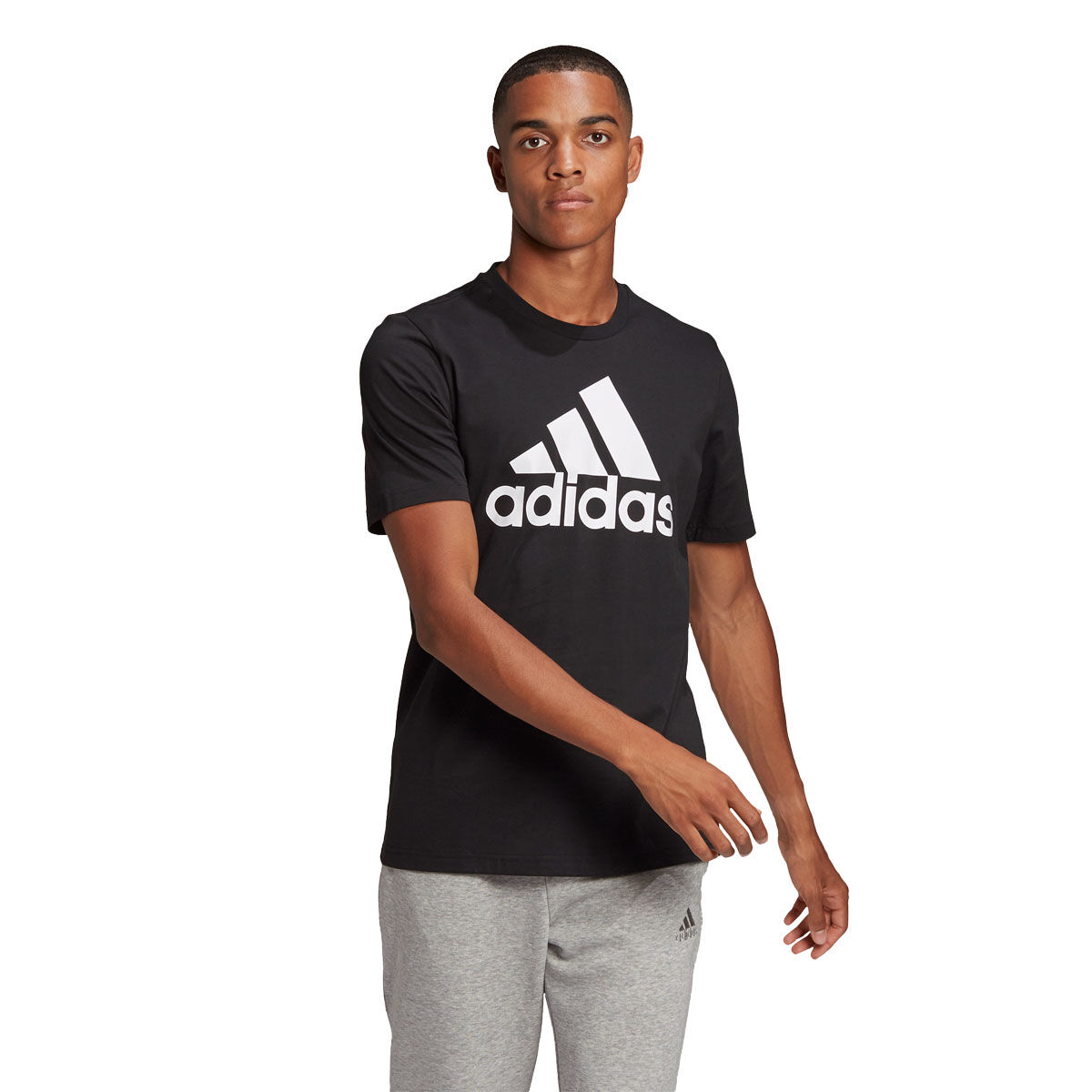 adidas Mens Essentials Big Logo Tee
