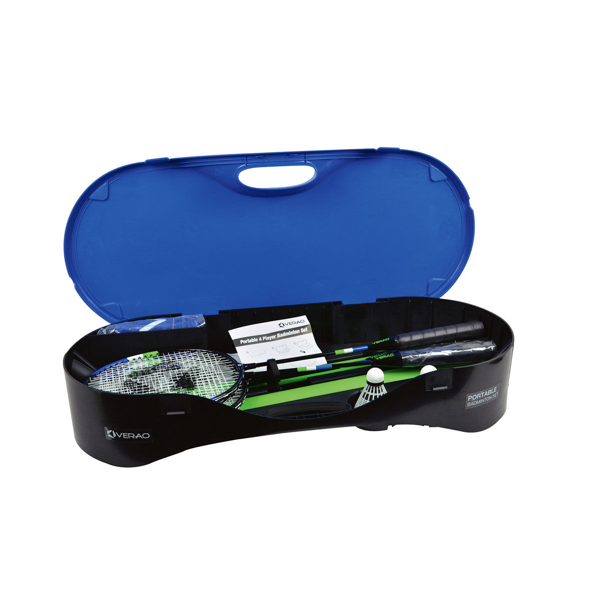 Verao Portable 4 Player Badminton Set