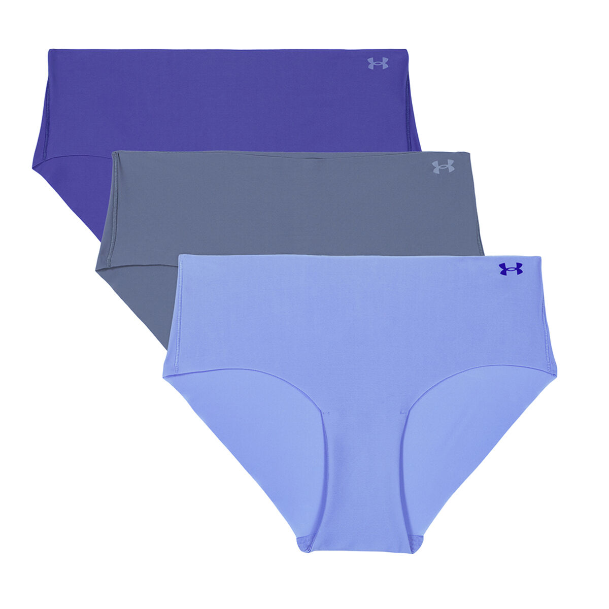 Under Armour Womens Pure Stretch Seamless Hipster Briefs 3 Pack