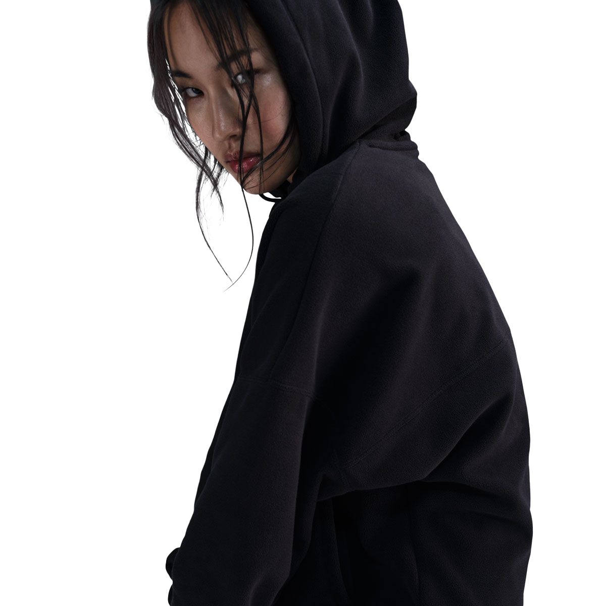 Nike Womens One Therma-FIT Fleece Oversized Pullover Hoodie