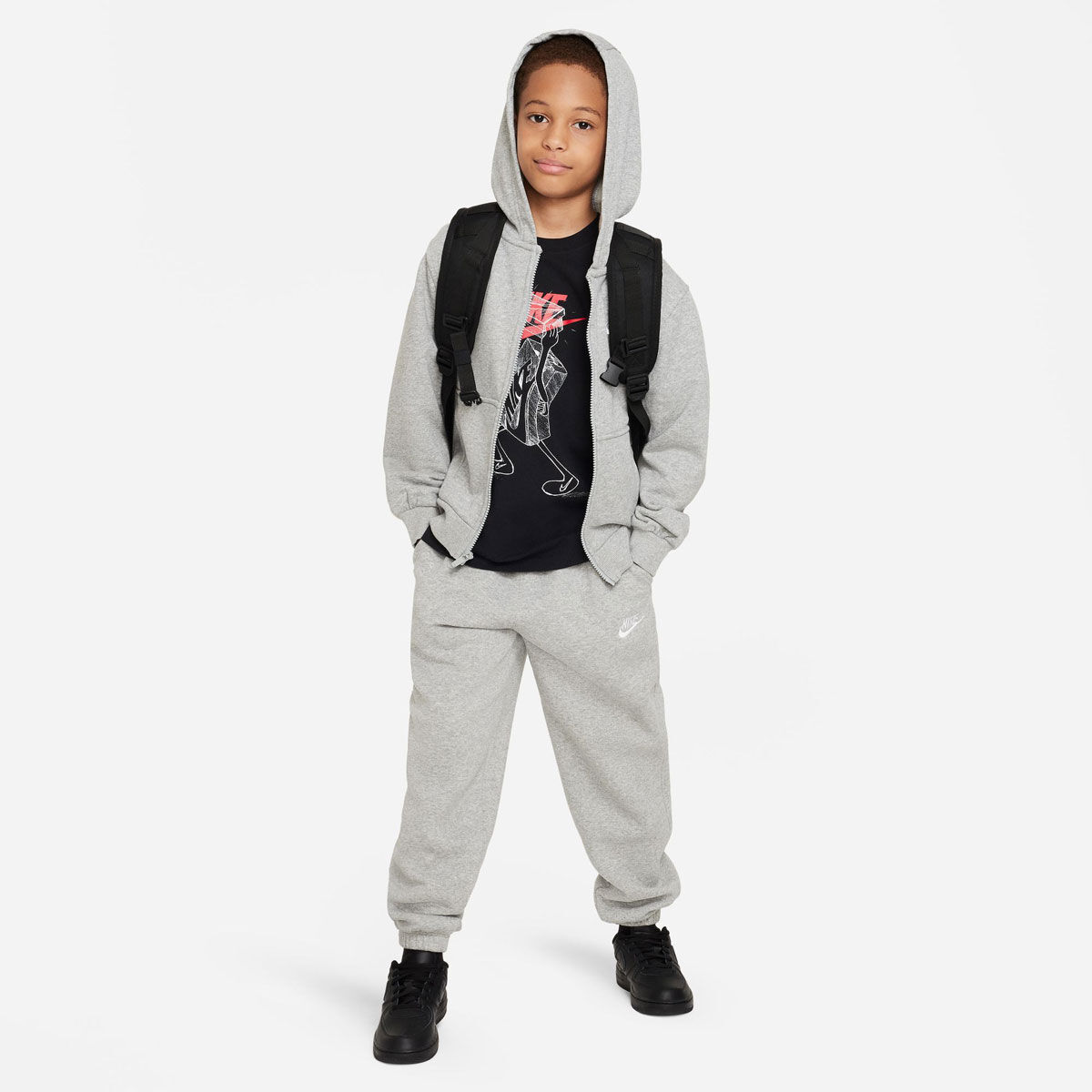 Nike Junior Sportswear Club Fleece Full Zip Hoodie