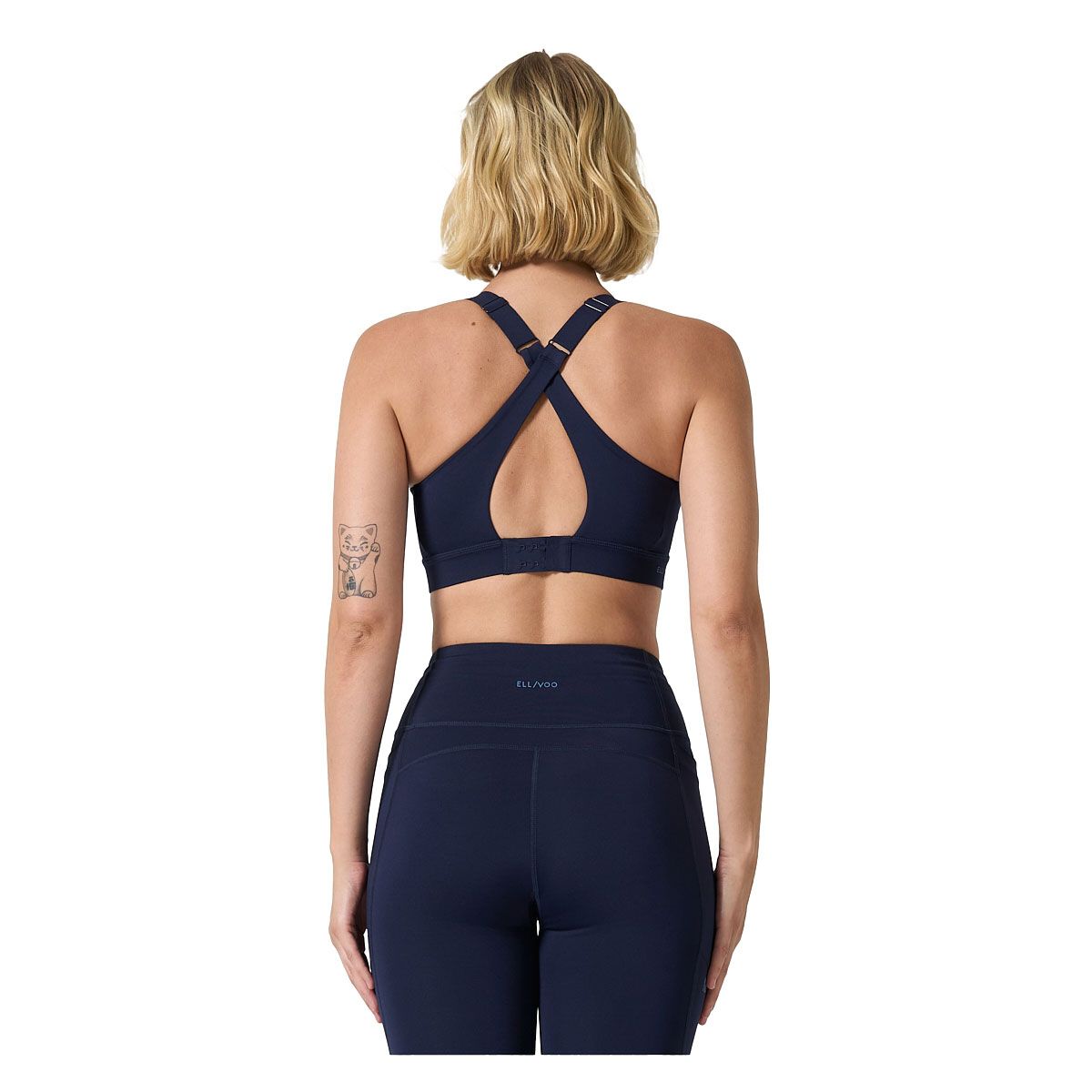 Ell/Voo Womens Kara Crop Sports Bra