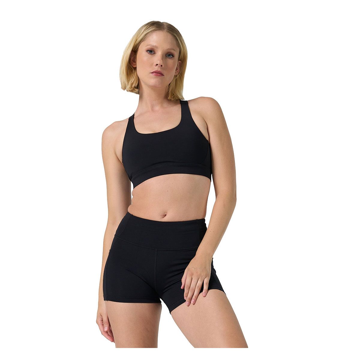 Ell/Voo Womens Kara Crop Sports Bra