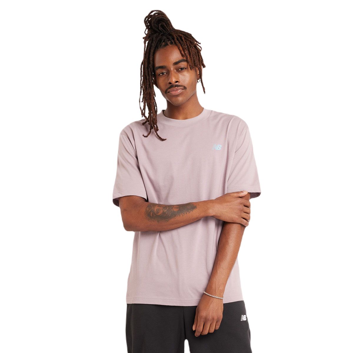 New Balance Mens Relaxed Logo Tee