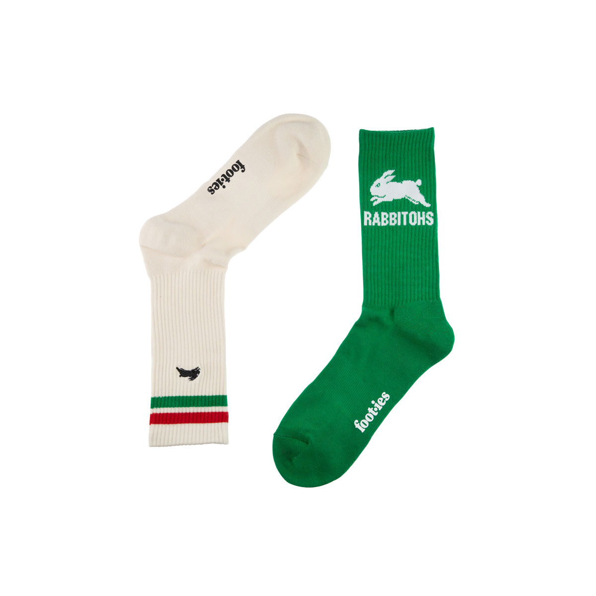 South Sydney Rabbitohs Sneaker Socks 2 Pack