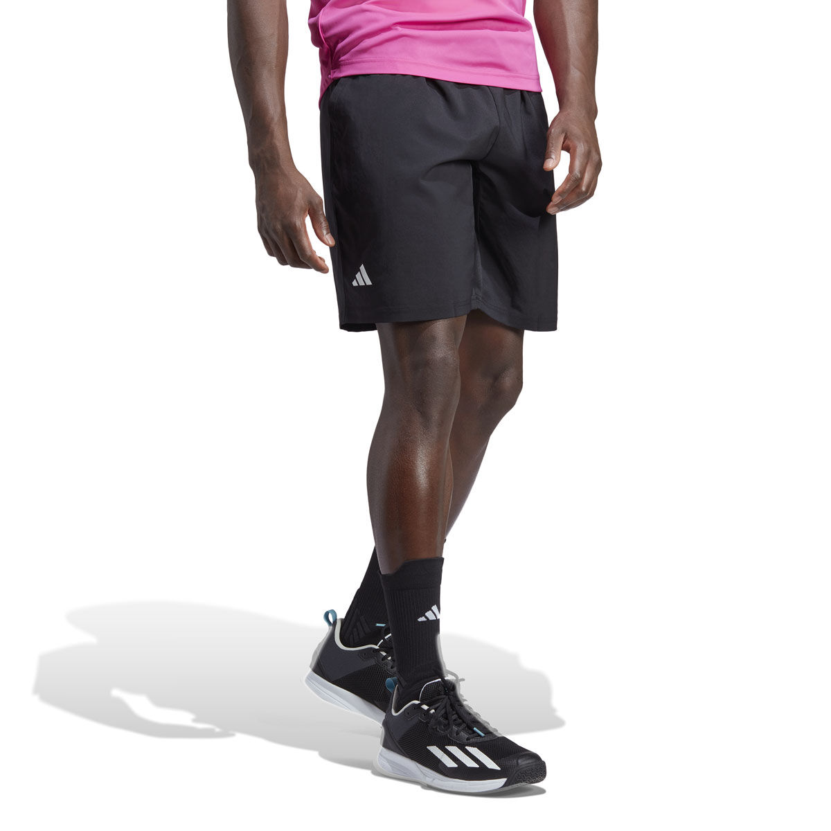 adidas Mens AEROREADY Club 3-Stripes Tennis Shorts