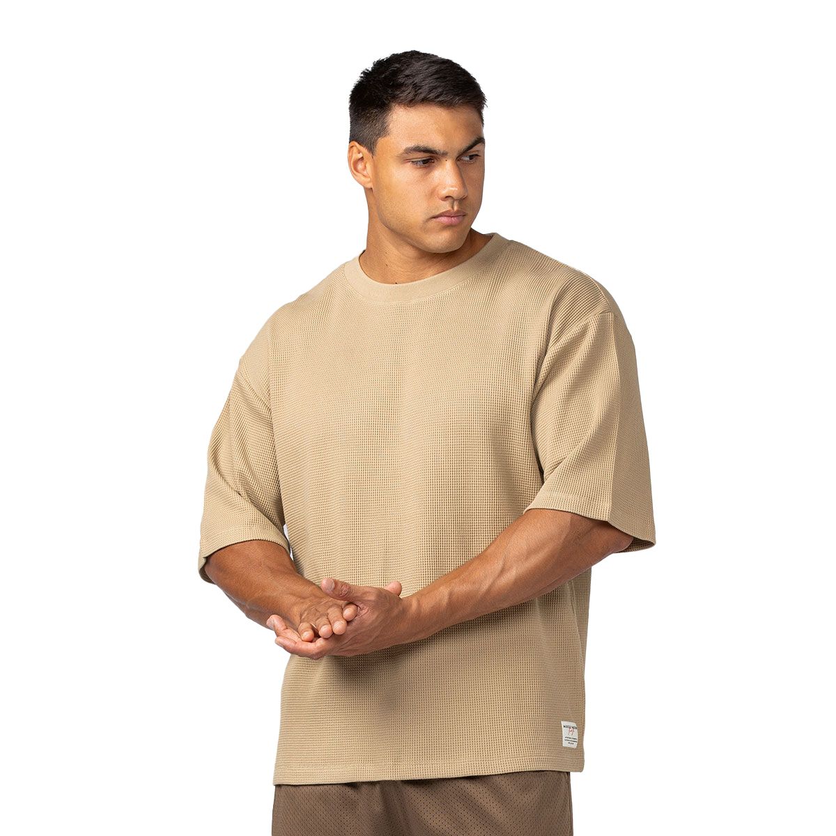 Muscle Nation Mens Lee Lem Waffle Tee