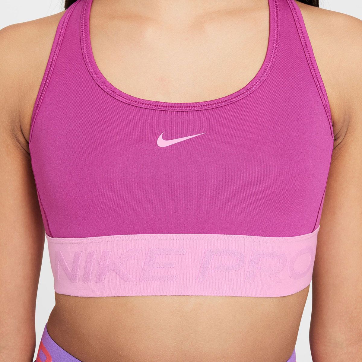 Nike Pro Junior Girls Swoosh Bra