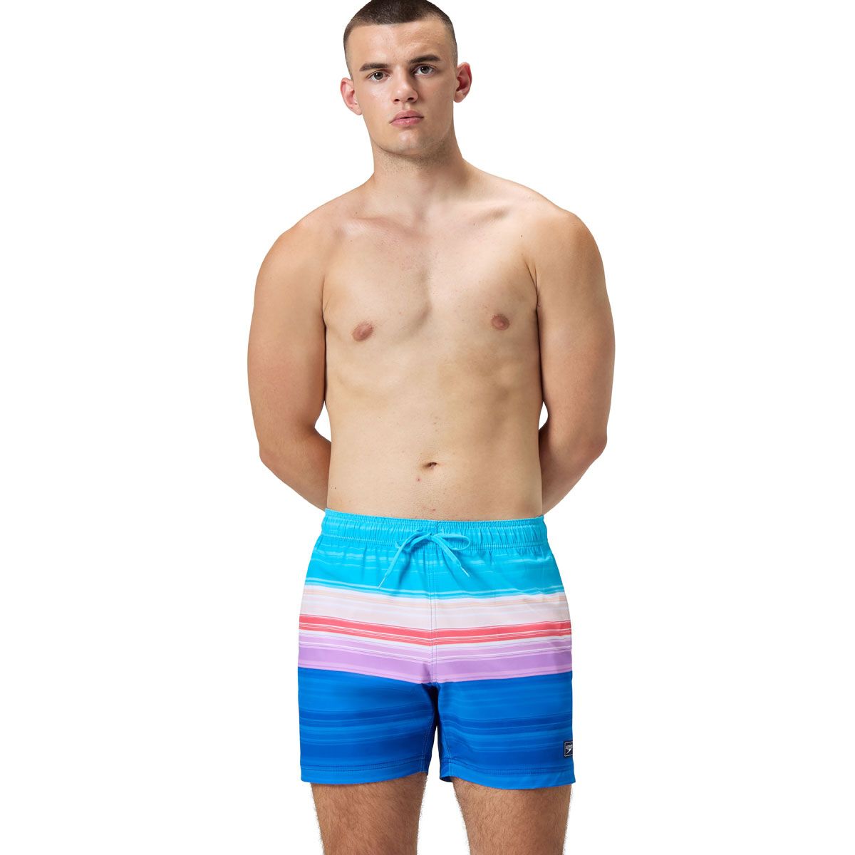 Speedo Mens Print Redondo Edge 16 Inch Volley Board Shorts