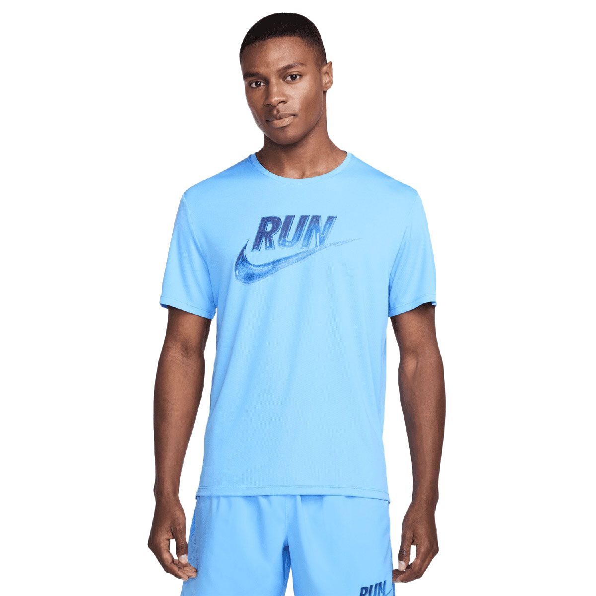 Nike Mens Miler Dri-FIT Run Energy Running Tee