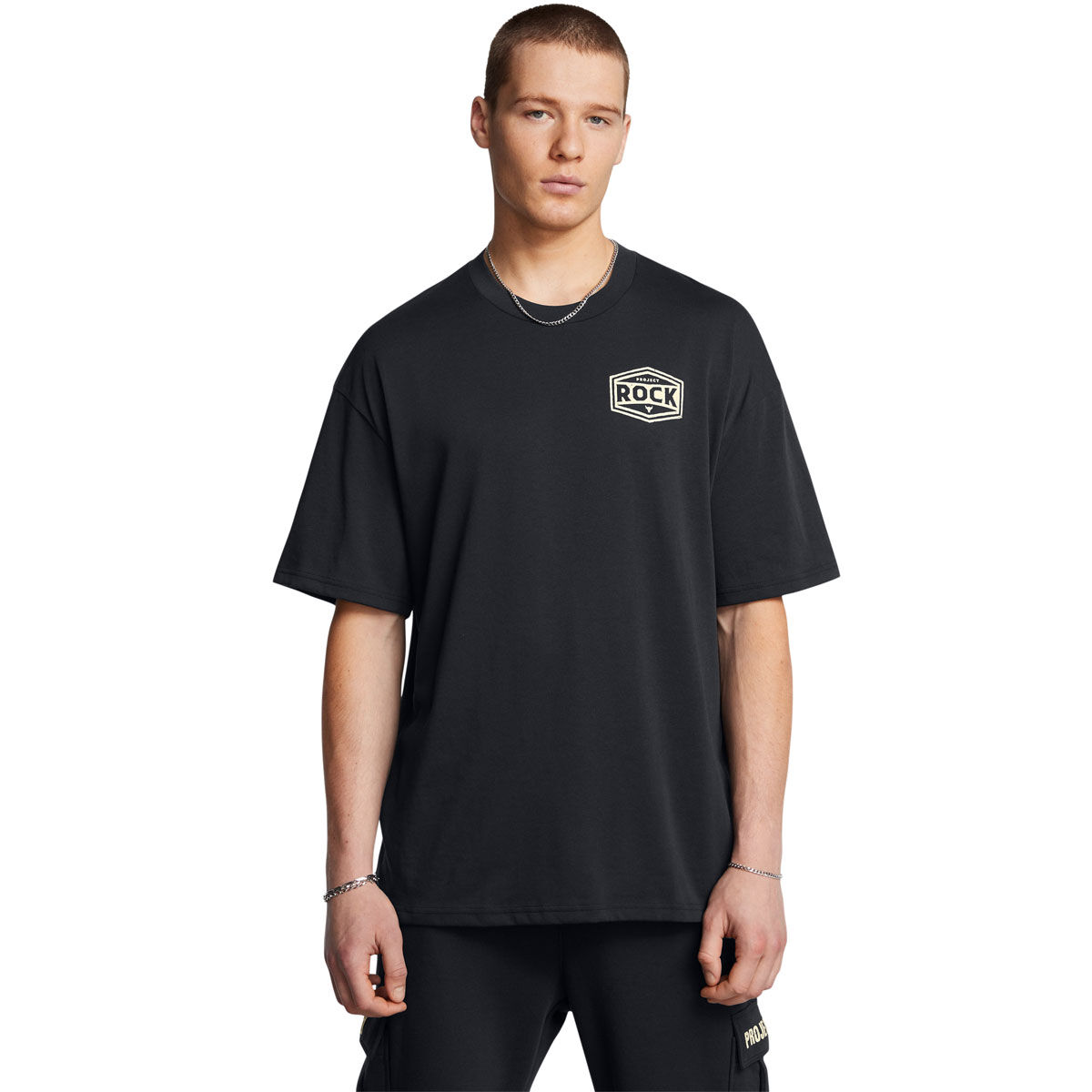 Under Armour Project Rock Mens Tools Of The Trade Heavyweight Training Tee