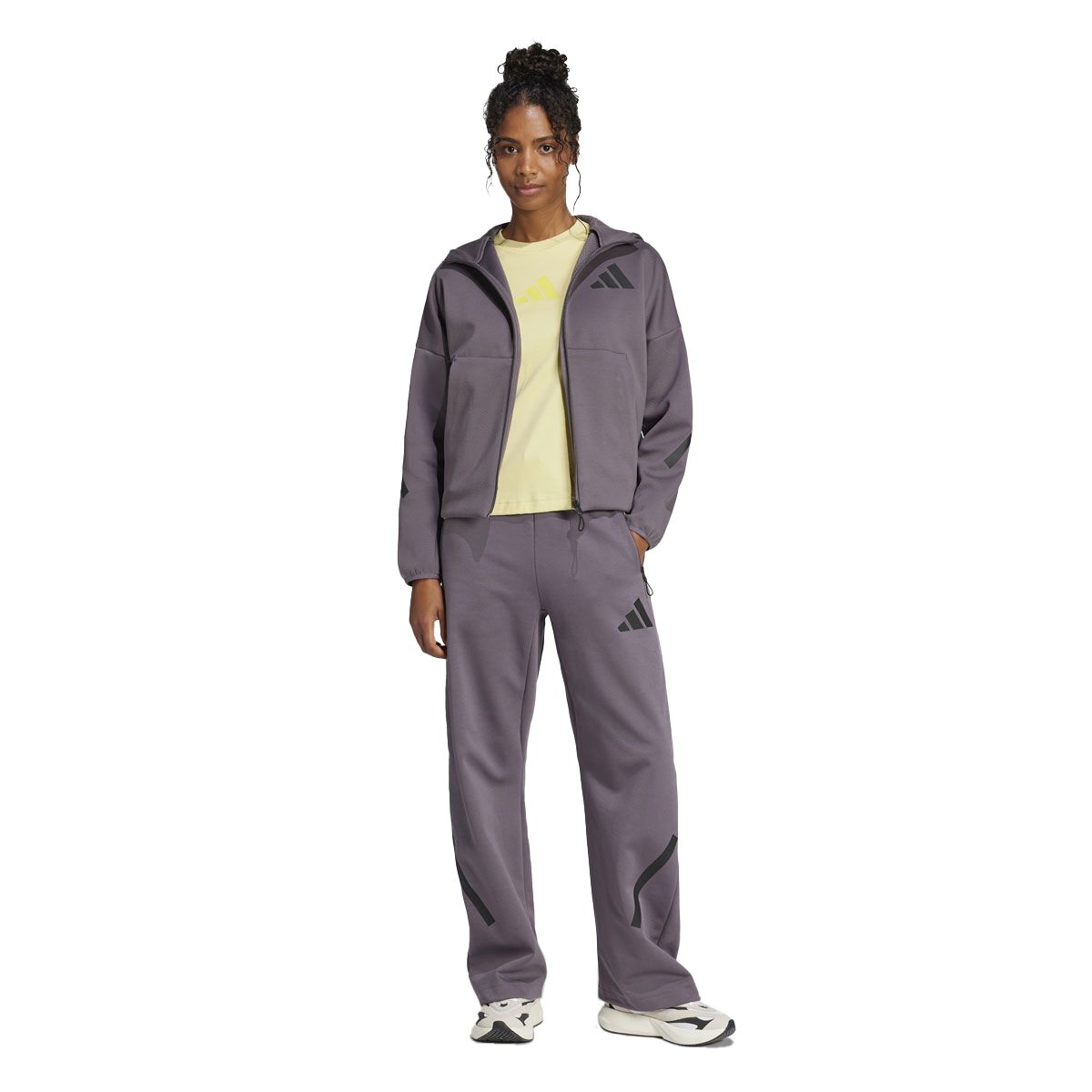 adidas Womens Z.N.E. Full Zip Hoodie