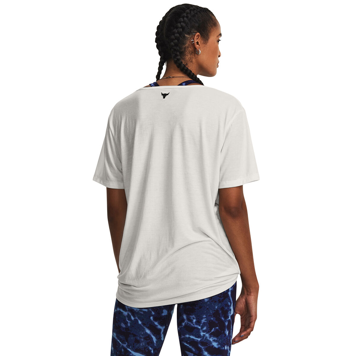 Under Armour Womens Project Rock Completer Deep V Tee