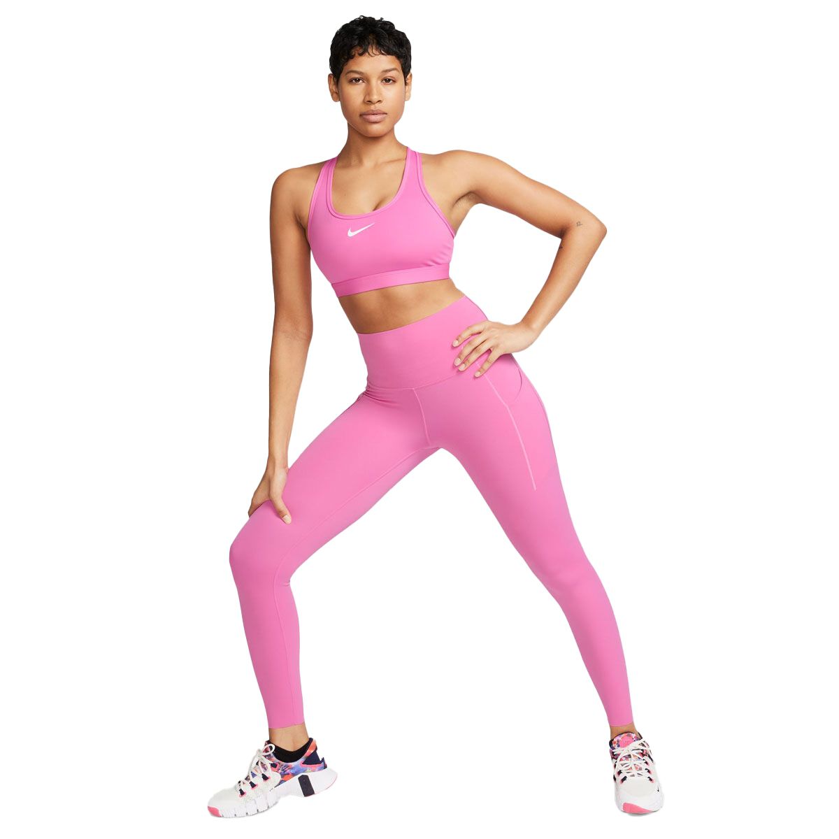 Nike Womens Swoosh Dri-FIT Medium Support Padded Sports Bra