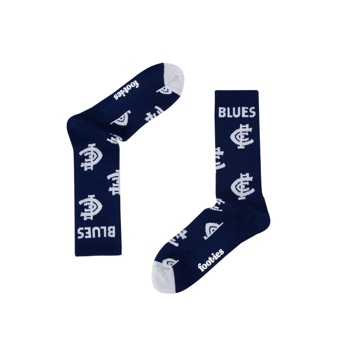 Carlton Blues Sneaker Socks 2 Pack Multi M/L