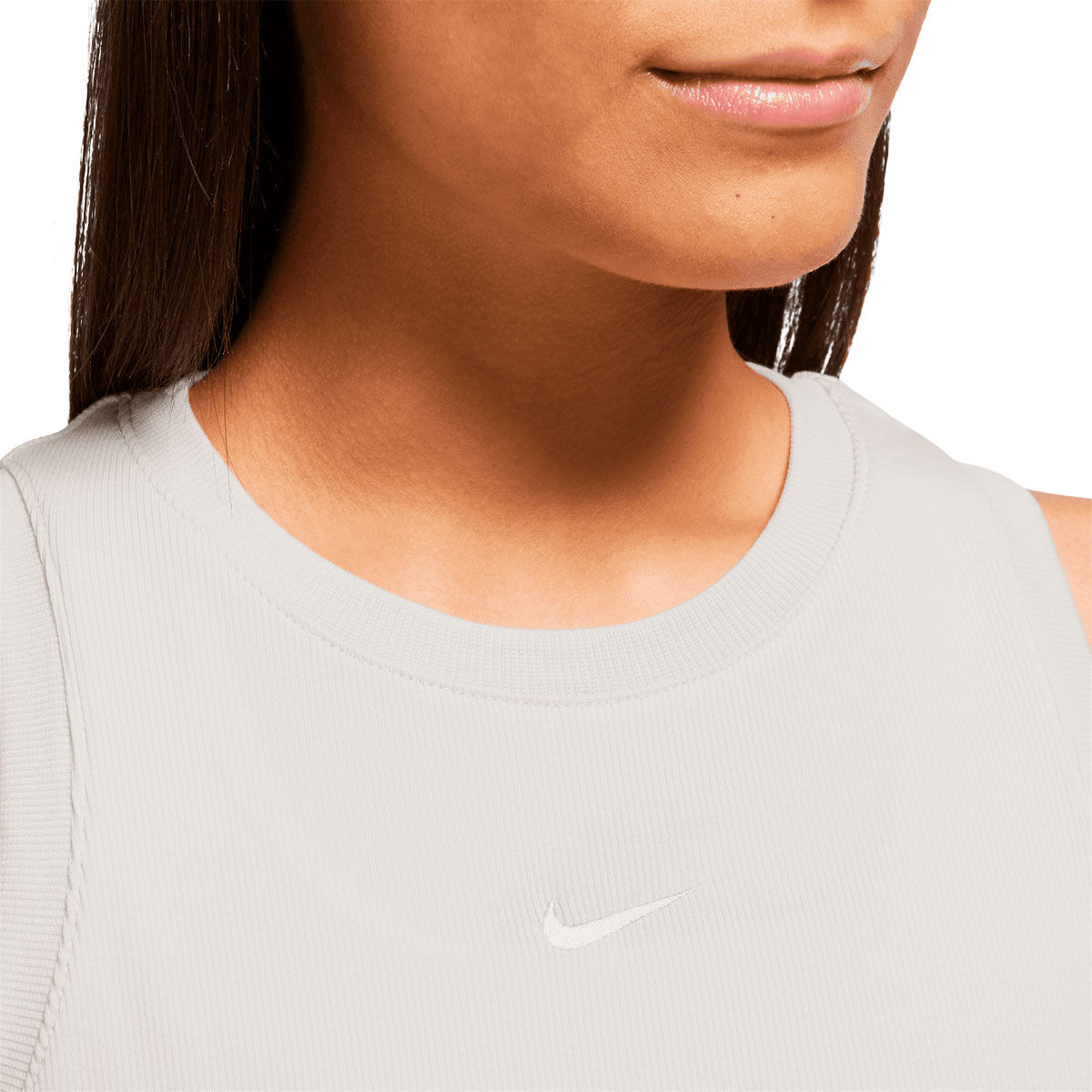 Nike Womens Sportswear Essentials Ribbed Cropped Tank