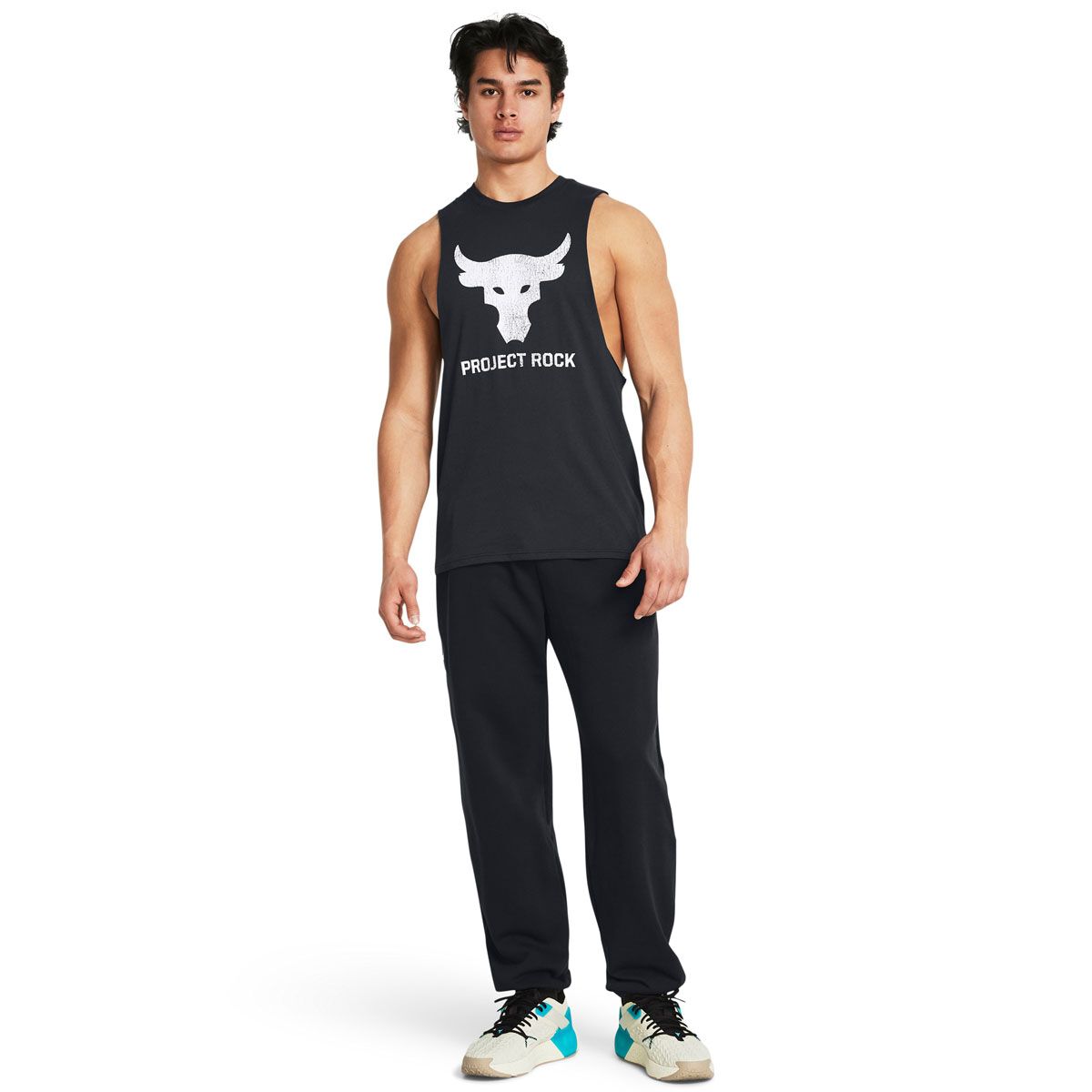 Under Armour Mens Project Rock Heavyweight Terry Jogger Track Pants
