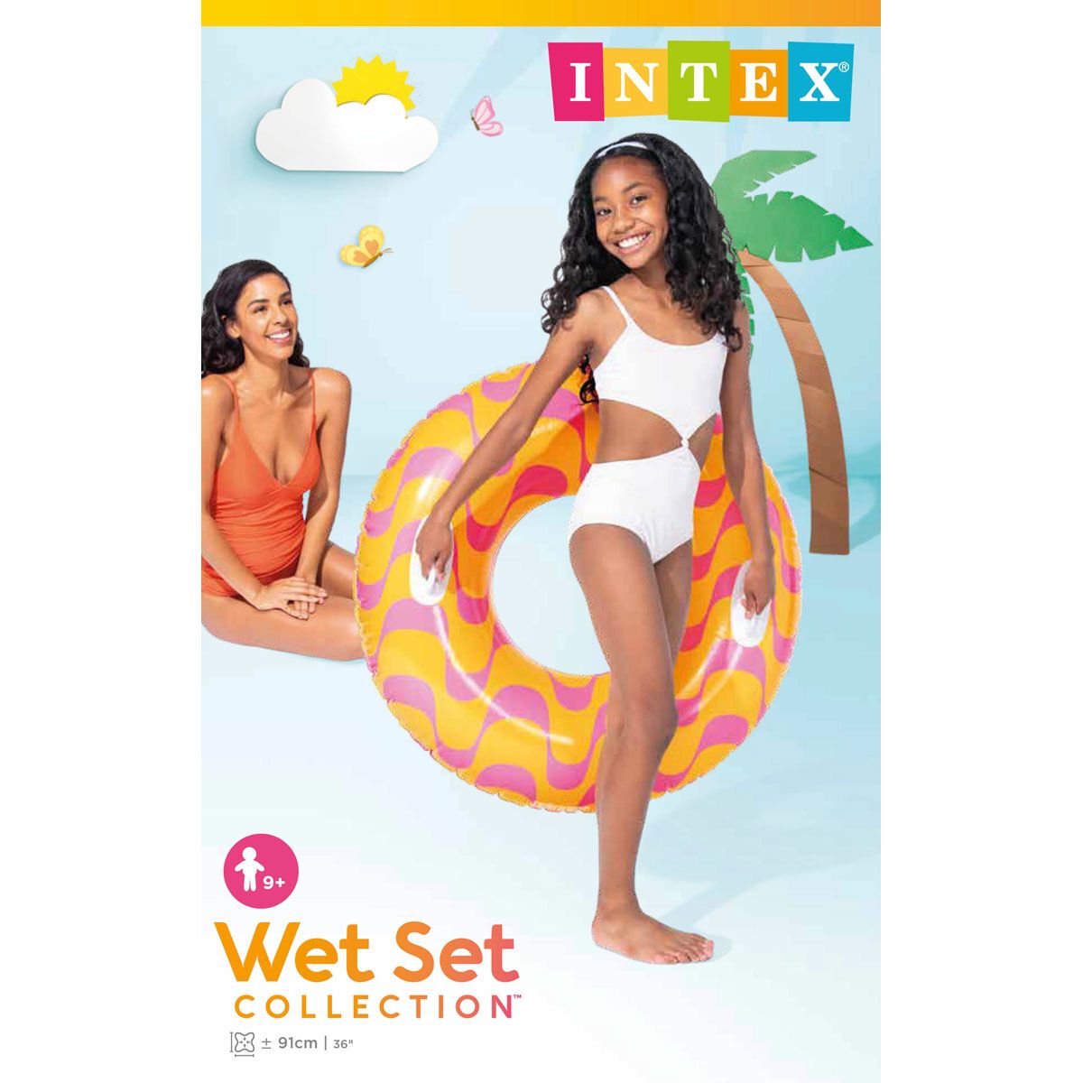 Intex Inflatable Swirly Wirly Tubes