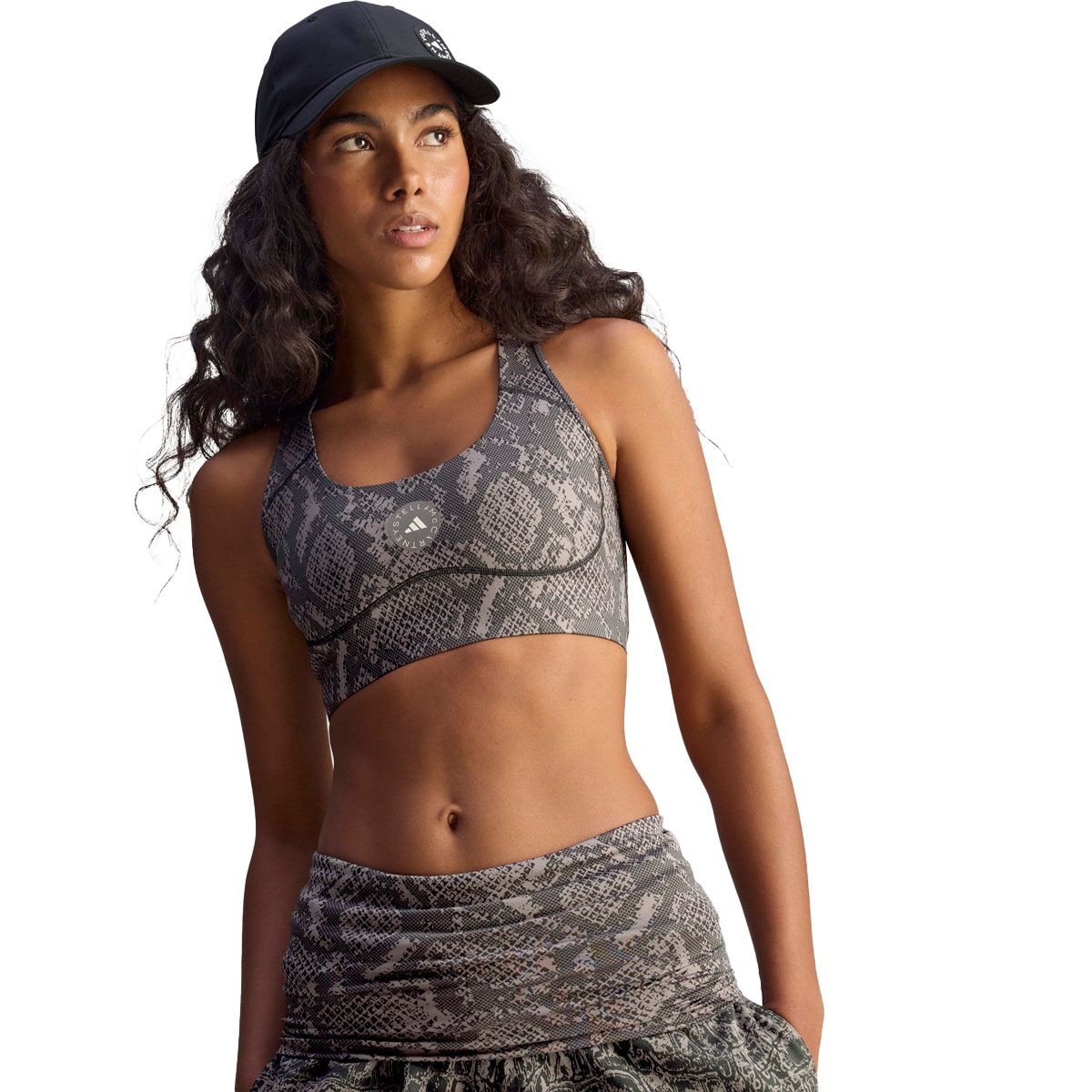 adidas by Stella McCartney Womens Power Impact Mid Support Training Sports Bra