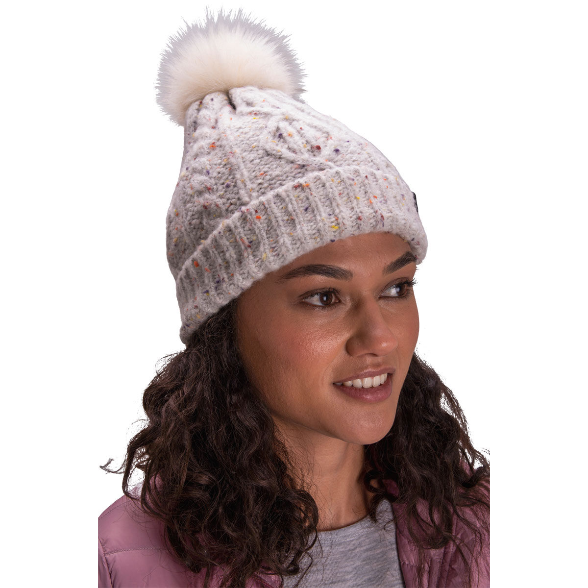 macpac Unisex Flecked Pom Pom Beanie