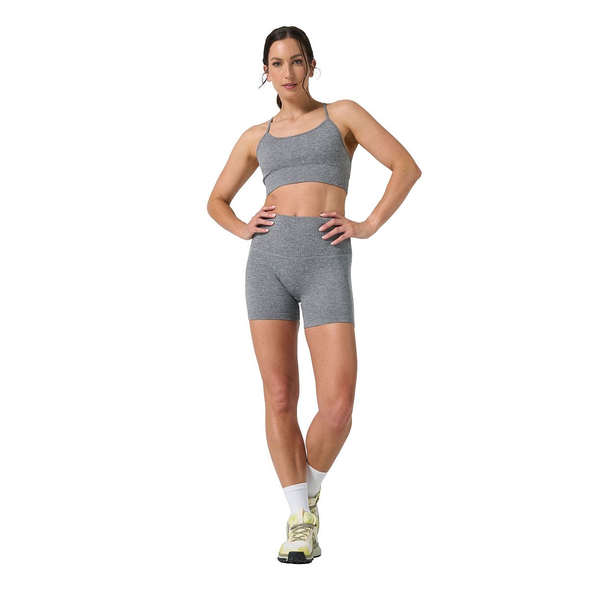 Ell/Voo Womens Reili Seam Free 5 Inch Tights