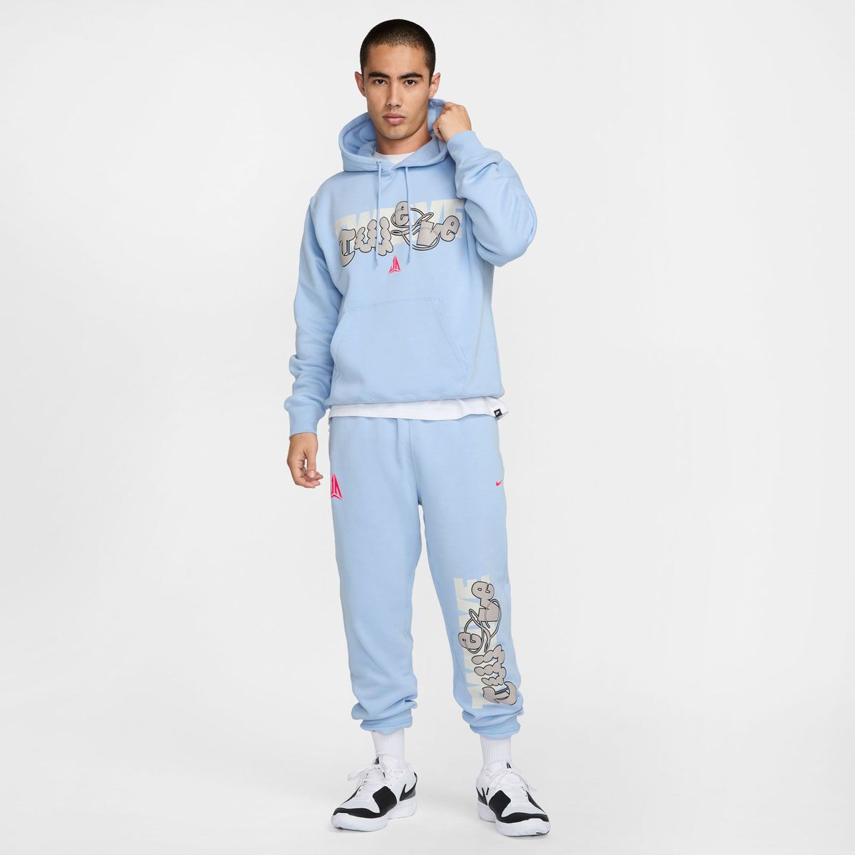 Nike Mens Ja Morant Fleece Basketball Hoodie