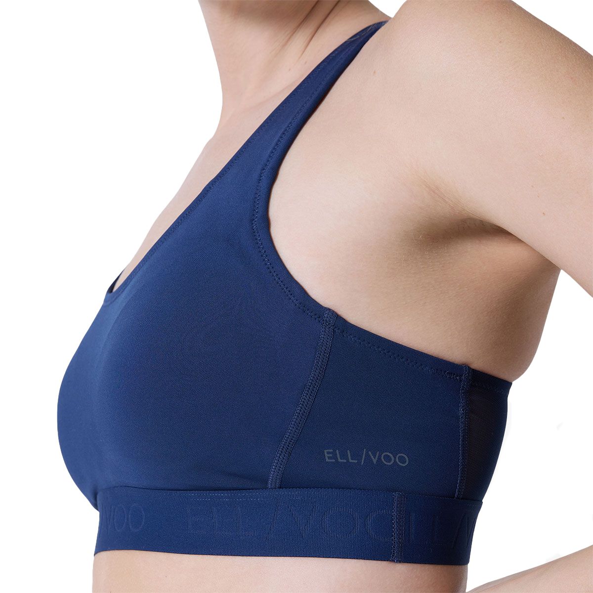 Ell/Voo Womens Essentials Training Crop Sports Bra