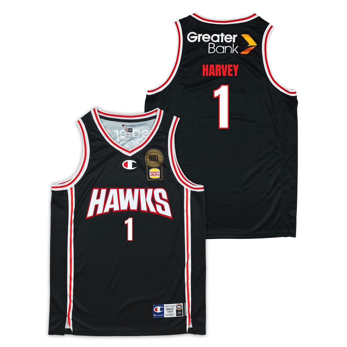 Illawarra Hawks Kids Tyler Harvey 2025/26 Home Basketball Jersey